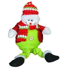 Мягкая игрушка Зимнее волшебство Снеговик в пиджаке 30 см