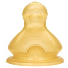 Соска NUK First Choice Plus латексная M 0м+ желтый