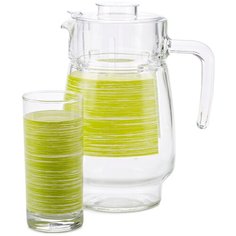 Набор питьевой 7 предметов БРАШМАНИЯ ГРИН Luminarc