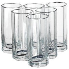 Pasabahce Набор стаканов Kosem 260 мл 6 шт прозрачный