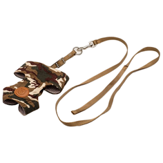 Шлейка с поводком Пижон Рефлекс S камуфляж