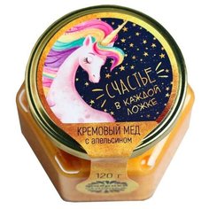 Крем-мед Фабрика Счастья Счастье в каждой ложке с апельсином 120 г