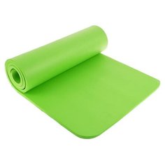 Коврик Sangh Yoga mat, 183х61х1.5 см зелeный однотонный