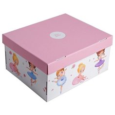 Коробка подарочная Дарите счастье Милой девочке 31.2 х 16.1 х 25.6 см розовый