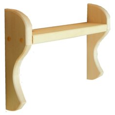 Полка для сауны Добропаровъ 1 ярус 44х9х29 см, бежевый