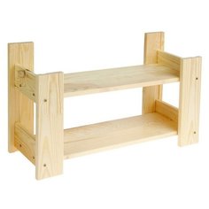 Полка для сауны Добропаровъ ИТА-2 50х16х30 см, сосна