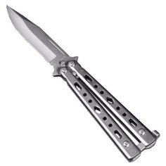 Нож-бабочка 2301166 Мастер К. серебристый