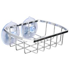 Мыльница Доляна 4446496, серебристый