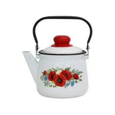 Эмаль Чайник 01-2708/4 1.5 л, маки