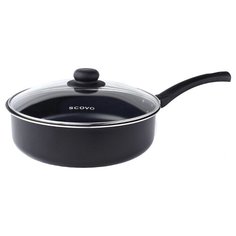 Сотейник Scovo Consul RC-018, 20 см, с крышкой, черный