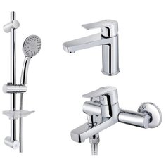 Тека-MANACOR набор смесителей для умывальника и ванны, с душевым набором(847101210) Teka