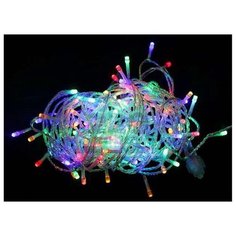 Гирлянда Sh Lights LD120-MG-E, 120 ламп, многоцветный/прозрачный провод