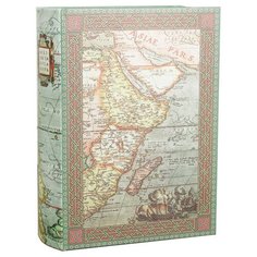 Yiwu Zhousima Crafts Шкатулка-книга Карта старого путешественника 4060602 разноцветный