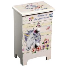 Yiwu Youda Import and Export Шкатулка Единорог в цветах 4466377 белый