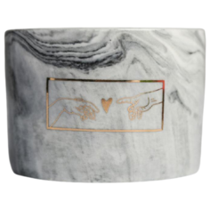 Кашпо Дарите счастье Искусство 5.5 х 8 см серебристый