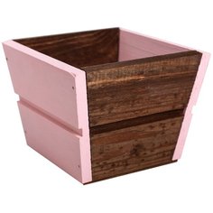 Кашпо Дарите счастье 4097883 13 х 13 х 10 розовый