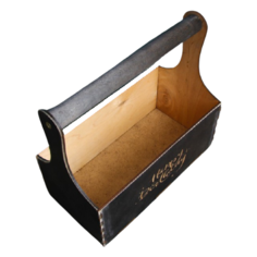 Кашпо Дарим красиво Мэлони Дэмур Happy Birthday 24×12×22 см венге