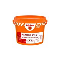 Краска Alpina Expert Premiumlatex 7 полуматовая бесцветный 9.4 л