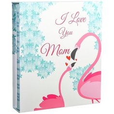 Фотоальбом на 200 фото 13х18 см "Фламинго" в коробке 30х26х6 см 3725022 Сима ленд