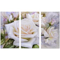 Картина модульная на подрамнике "Розы" 99x65 см. (3-33х65) 4416277 Topposters
