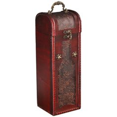 Шкатулка дерево под бутылку "Цветение" 34х12х12,5 см 3218488 Сима ленд