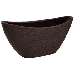 Кашпо Ориана Лодочка 14 х 35 х 16 см шоколадный