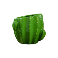 Кашпо Take It Easy Кактус 12 x 12 x 12 см зеленый