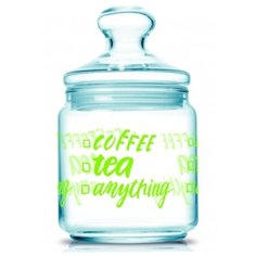 Банка для продуктов TEA&COFFE с крышкой 1л Luminarc