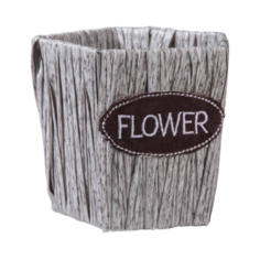 Кашпо Доляна Луция 14 x 14 x 13 серый