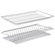 Комплект посудосушителей для шкафа 50 см с поддоном 465х256 (хром) 1141376 Сима ленд