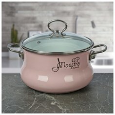 Кастрюля-тор 4л "Maestro", розов., 8SO205S 1270272 Vitross