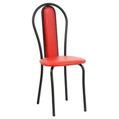 Стул "Венский М" Черный/красный 4071269 Доляна