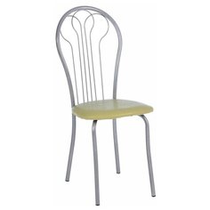 Стул "Венский" Серебристый металлик/оливковый 4619993 Доляна