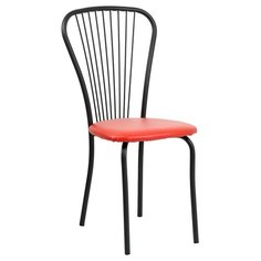 Стул "Лайт-1" Черный/красный 4071264 Доляна