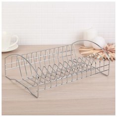 Сушилка для тарелок на 14 предметов 28,5х20х10 см 3467622 Доляна