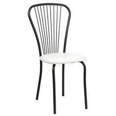 Стул "Лайт-1" Черный/белая рептилия 4071265 Доляна