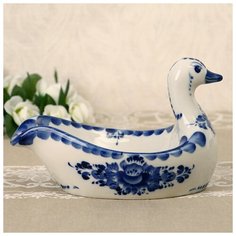 Подставка под половник «Уточка», 13х21 см, гжель 721161 Сима ленд