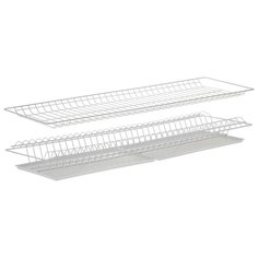 Комплект посудосушителей для шкафа 90 см с поддоном 865х256 (белый) 1141386 Сима ленд
