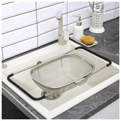 Сушилка для фруктов на раковину раздвижная 34х26х11 см 4429177 Сима ленд