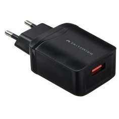 Сетевое зарядное устройство Prime Line, QC 3.0, 3 А, черное 5618736