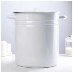 Кастрюля цилиндрическая 12 л светлая 1640475 Сибирские товары