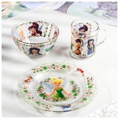 Набор посуды детский 3 предмета "Феи" 4648779 Priority