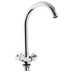 Смеситель для раковины "ЦС-СМ ЭМ902008", двухвентильный, хром 3120431 Центр Сантехники