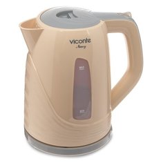 Чайник электрический Viconte VC-3284, пластик, 1.8 л, 2200 Вт, цвет "шампань" 4913623