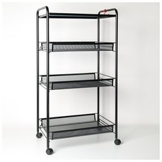 Этажерка "Ладья 34КС", цвет Черный 4822561 ЗМИ