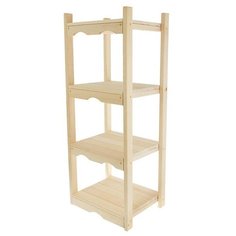 Стеллаж деревянный, 50×35×110см, 4 яруса, "Добропаровъ" 1177025