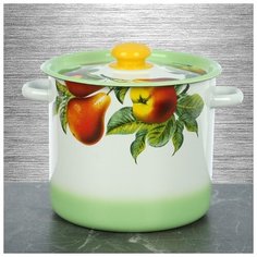 Кастрюля цилиндрическая 5.5 л тонирование крышечная деколь кнопка 3578593 Сибирские товары