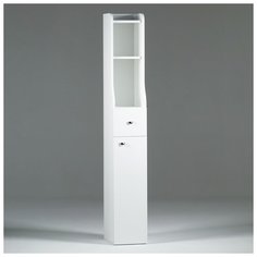 Пенал напольный Вега 2401 белый, 24 х 30 х 160 см 4297119 Alterna