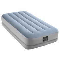 Кровать надувная "Raised Comfort" 99 х 191 х 36 см встр.нас. 220В, до 136 кг 64166NP 53836 Intex