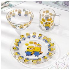 Набор посуды 3 предмета "Миньоны" 5450380 ND Play